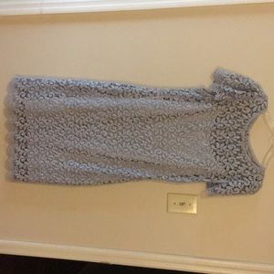 Silver cocktail dress